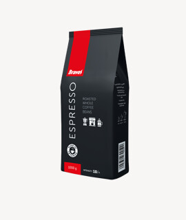 Bravos kávé - Kávé 3-féle variánssal - Szemes - Bravos Classic Espresso - 1 kg - 12 db - 1 karton