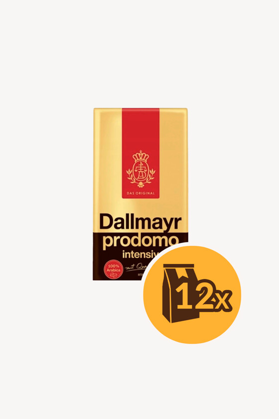 Dallmayr kávé - Kávé 3-féle variánssal - Őrölt - Dallmayr Prodomo Intensiv - 500 g - 12 db - 1 karton