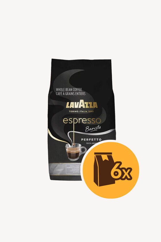 Lavazza kávé - Kávé 3-féle variánssal - Szemes - Lavazza Espresso Barista Perfetto - 1 kg - 6 db - 1 karton