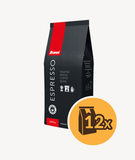 Bravos Classic Espresso szemes kávé - 12 x 1 kg - 12 csomag/karton - 1 karton