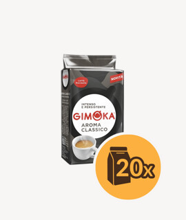 Gimoka Aroma Classico őrölt kávé - 20 x 250 g - 20 csomag/karton - 1 karton