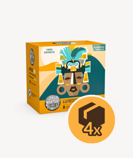 Mantaro Espresso Gold kapszulás kávé - 4 x 45 kapszula - 4 doboz/karton - 1 karton