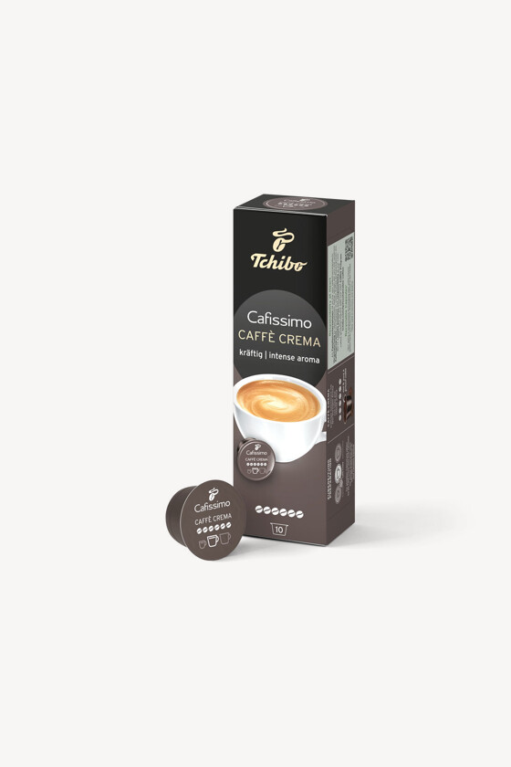 Tchibo kávé - Kávé 3-féle variánssal - Kapszulás - Tchibo Cafissimo kompatibilis - Tchibo Cafissimo Caffé Crema Intense - 10 kapszula - 1 db