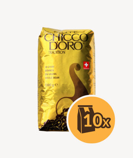Chicco d'Oro Tradition szemes kávé - 10 x 1 kg - 10 csomag/karton - 1 karton
