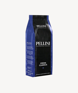 Pellini szemes kávé - Kávé 3-féle variánssal - Szemes - Pellini Crema Classica - 1 kg - 6 db - 1 karton