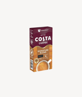 Costa Coffee kávé - Kávé 3-féle variánssal - Kapszulás - Nespresso kompatibilis - Signature Blend Espresso - 10 kapszula - 10 db - 1 karton