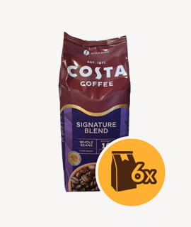 Costa Coffee Signature Blend Dark Roast szemes kávé - 6 x 1 kg - 6 csomag/karton - 1 karton