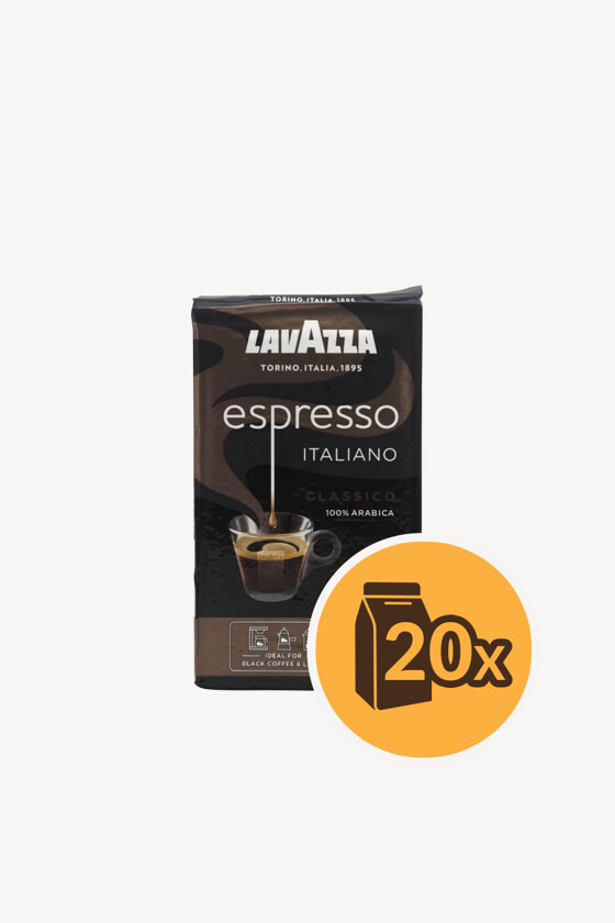 Lavazza kávé - Kávé 3-féle variánssal - Őrölt - Lavazza Espresso - 250 g - 20 db - 1 karton