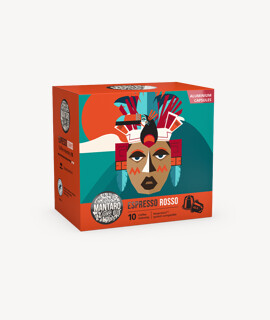 Mantaro kávé - Kávé 3-féle variánssal - Kapszulás - Nespresso kompatibilis - Mantaro Espresso Rosso - 45 kapszula - 4 db - 1 karton