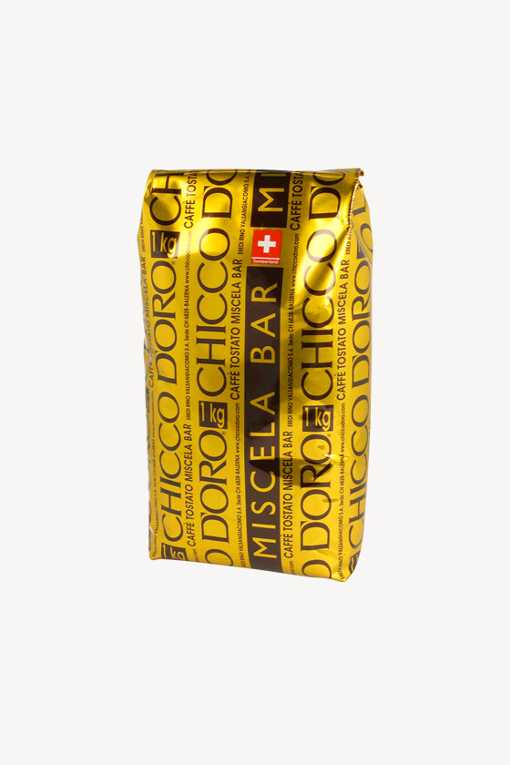 Chicco d'Oro kávé - Kávé 3-féle variánssal - Szemes - Chicco d'Oro Miscela Bar-S - 1 kg - 1 db