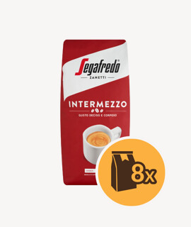Segafredo Intermezzo szemes kávé - 8 x 1 kg - 8 csomag/karton - 1 karton