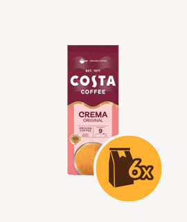 Costa Coffee Caffé Crema Blend szemes kávé - 6 x 1 kg - 6 csomag/karton - 1 karton