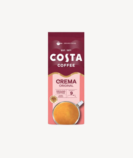 Costa Coffee kávé - Kávé 3-féle variánssal - Szemes - Costa Coffee Caffé Crema Blend - 1 kg - 6 db - 1 karton