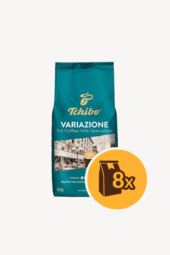 Tchibo kávé - Kávé 3-féle variánssal - Szemes - Tchibo Variazione - 1 kg - 8 db - 1 karton
