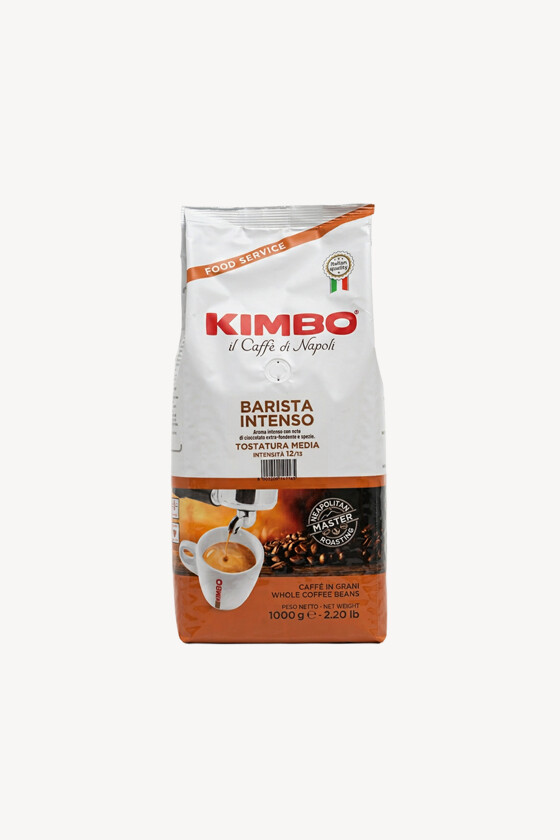 Kimbo kávé - Kávé 3-féle variánssal - Szemes - Kimbo Barista Intenso - 1 kg - 6 db - 1 karton