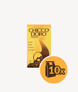 Chicco d'Oro Tradition szemes kávé - 10 x 250 g - 10 csomag/karton - 1 karton
