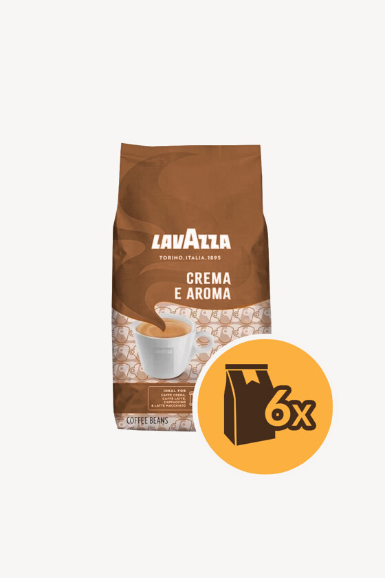 Lavazza kávé - Kávé 3-féle variánssal - Szemes - Lavazza Crema e Aroma - 1 kg - 6 db - 1 karton