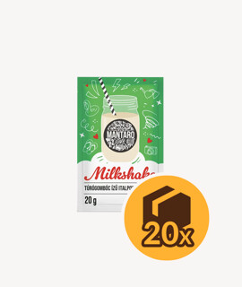 Mantaro túrógombóc ízű milkshake italpor - 20 x 20 g - 20 tasak/karton - 1 karton