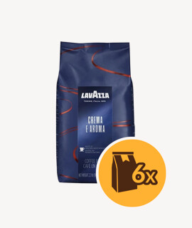 Lavazza Crema e Aroma Blue szemes kávé - 6 x 1 kg - 6 csomag/karton - 1 karton