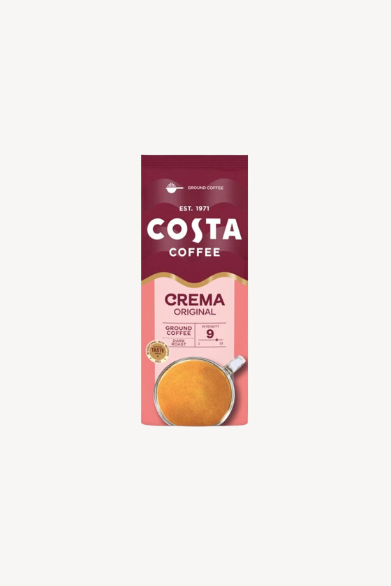 Costa Coffee kávé - Kávé 3-féle variánssal - Szemes - Costa Coffee Caffé Crema Blend - 1 kg - 6 db - 1 karton