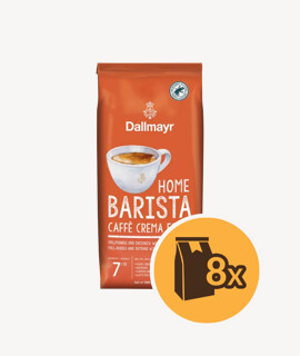 Dallmayr Home Barista Caffé Crema Forte szemes kávé - 8 x 1 kg - 8 csomag/karton - 1 karton