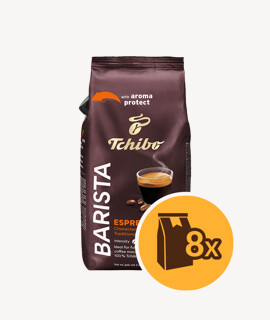Tchibo Barista Espresso szemes kávé - 8 x 1 kg - 8 csomag/karton - 1 karton