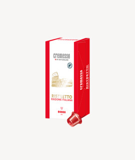 Cremesso kávé - Kávé 3-féle variánssal - Kapszulás - Cremesso kompatibilis - Cremesso Ristretto Edizione Italiana - 16 kapszula - 1 db