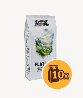 Cinemart Coffee Flatlight szemes kávé - 10 x 1 kg - 10 csomag/karton - 1 karton