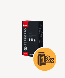 Bravos Classic Espresso őrölt kávé - 12 x 250 g - 12 csomag/karton - 1 karton