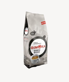 Gimoka kávé - Kávé 3-féle variánssal - Szemes - Gimoka Gusto Ricco - 1 kg - 12 db - 1 karton