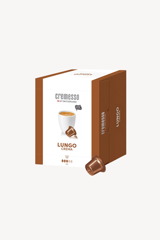 Cremesso kávé - Kávé 3-féle variánssal - Kapszulás - Cremesso kompatibilis - Cremesso Lungo Crema XXL Box - 48 kapszula - 1 db