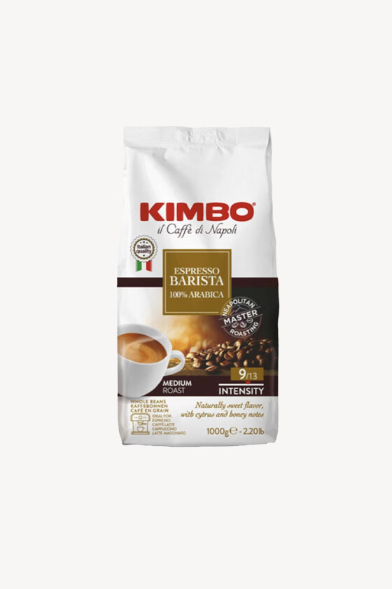 Kimbo szemes kávé - Kávé 3-féle variánssal - Szemes - Kimbo Espresso Barista - 1 kg - 1 db