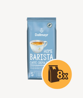 Dallmayr Home Barista Caffé Crema Dolce szemes kávé - 8 x 1 kg - 8 csomag/karton - 1 karton