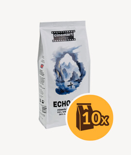 Cinemart Coffee Echo Noir szemes kávé - 10 x 1 kg - 10 csomag/karton - 1 karton