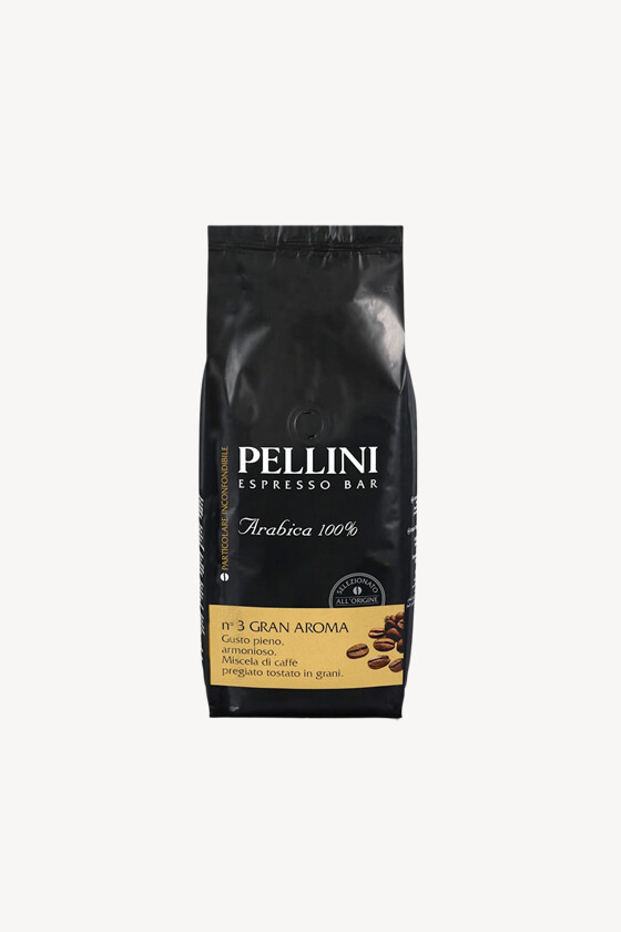 Pellini szemes kávé - Kávé 3-féle variánssal - Szemes - Pellini Espresso Bar Gran Aroma - 1 kg - 6 db - 1 karton