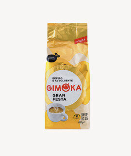 Gimoka kávé - Kávé 3-féle variánssal - Szemes - Gimoka Gran Festa - 1 kg - 1 db
