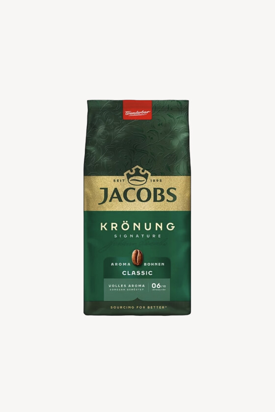 Jacobs kávé - Kávé 3-féle variánssal - Szemes - Jacobs Krönung - 1 kg - 4 db - 1 karton