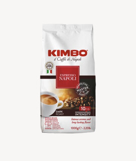 Kimbo szemes kávé - Kávé 3-féle variánssal - Szemes - Kimbo Espresso Napoli - 1 kg - 6 db - 1 karton