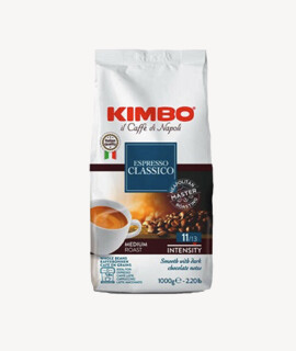 Kimbo szemes kávé - Kávé 3-féle variánssal - Szemes - Kimbo Espresso Classico - 1 kg - 6 db - 1 karton