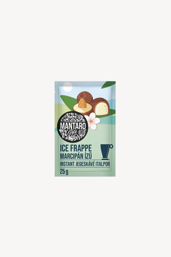 Mantaro kávé - Kávé 3-féle variánssal - Italpor - Mantaro instant marcipán ízű jeges kávé italpor - 25 g - 1 db