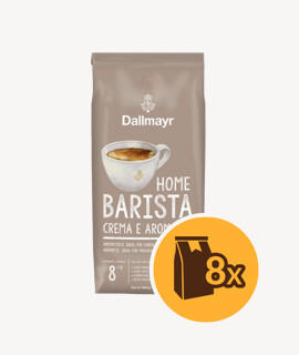 Dallmayr Home Barista Crema E Aroma szemes kávé - 8 x 1 kg - 8 csomag/karton - 1 karton