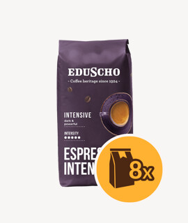 Eduscho Espresso Intenso szemes kávé - 8 x 1 kg - 8 csomag/karton - 1 karton