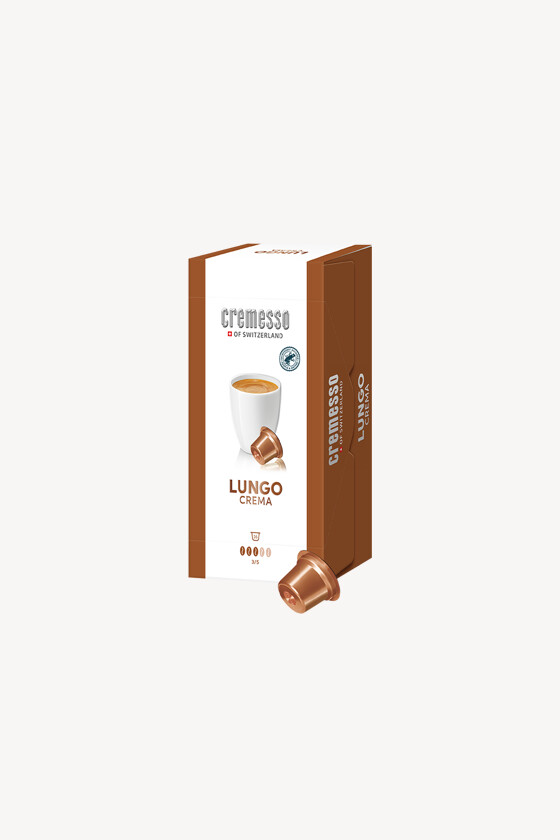 Cremesso kávé - Kávé 3-féle variánssal - Kapszulás - Cremesso kompatibilis - Cremesso Lungo Crema - 16 kapszula - 1 db