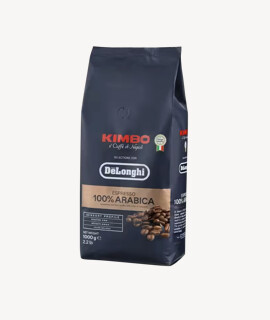 Kimbo Delonghi szemes kávé - Kávé 3-féle variánssal - Szemes - Kimbo Delonghi Espresso Arabica - 1 kg - 6 db - 1 karton