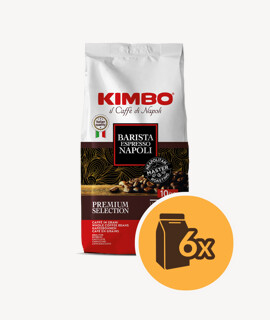Kimbo Espresso Napoli szemes kávé - 6 x 1 kg - 6 csomag/karton - 1 karton