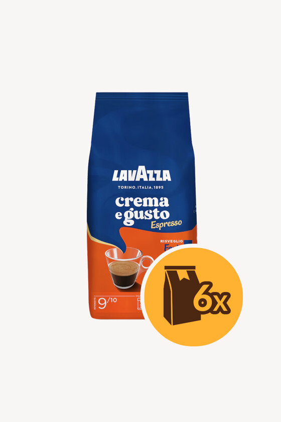 Lavazza kávé - Kávé 3-féle variánssal - Szemes - Lavazza Crema e Gusto Forte - 1 kg - 6 db - 1 karton