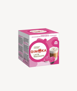 Gimoka Latte Macchiato Dolce Gusto kompatibilis kapszulás kávé - 16 kapszula - 1 doboz