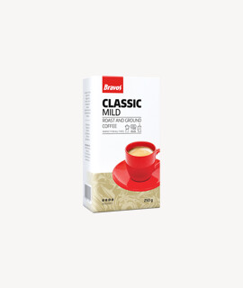 Bravos kávé - Kávé 3-féle variánssal - Őrölt - Bravos Classic Mild - 250 g - 12 db - 1 karton