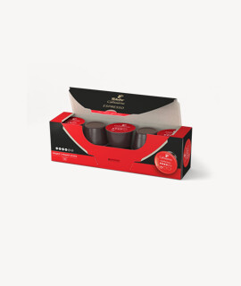 Tchibo kávé - Kávé 3-féle variánssal - Kapszulás - Tchibo Cafissimo kompatibilis - Tchibo Cafissimo Espresso elegant - 10 kapszula - 8 db - 1 karton