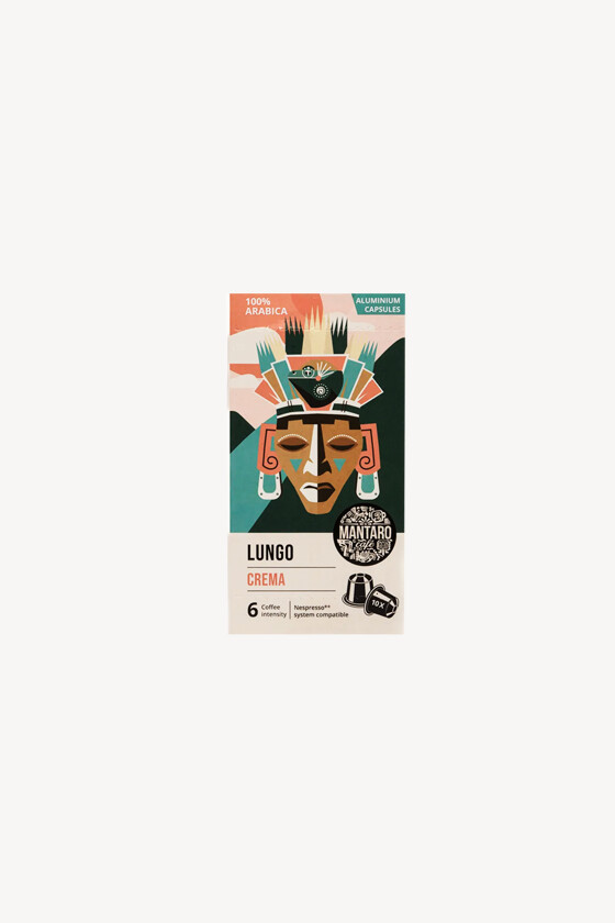 Mantaro Lungo Crema kapszulás kávé - 10 kapszula - 1 doboz